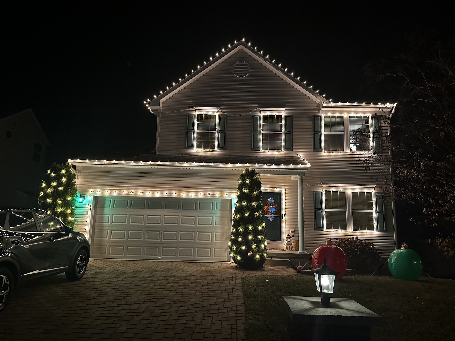 Christmas lighting installation in Little Egg Harbor NJ