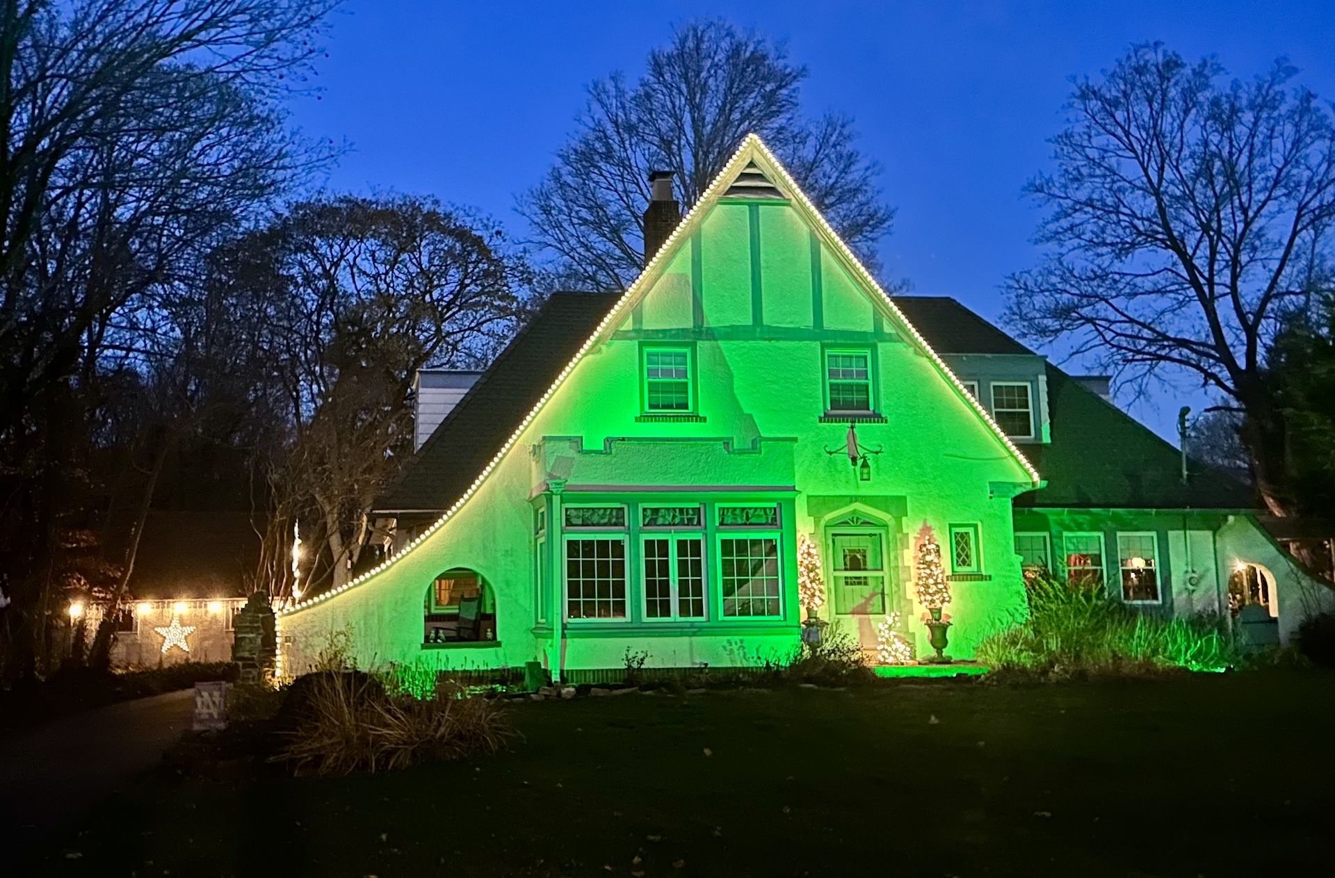 Christmas lighting installation in Vineland NJ