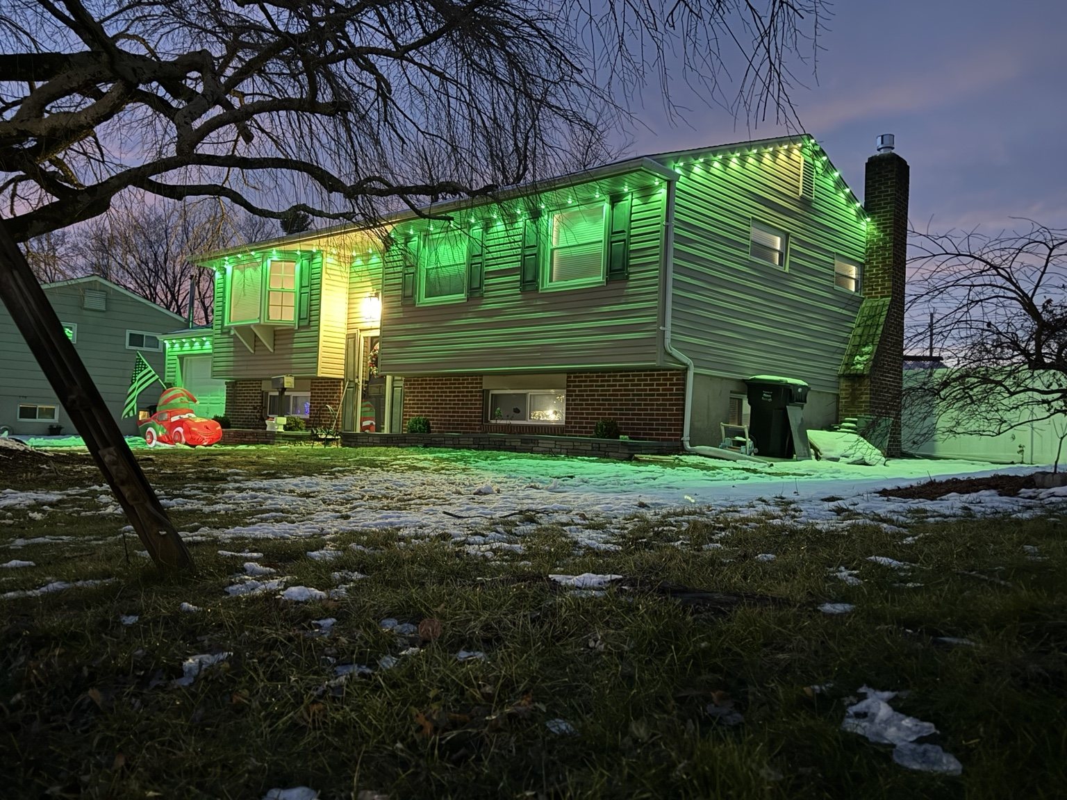 Govee Pro permanent outdoor lighting installation in Pitman NJ