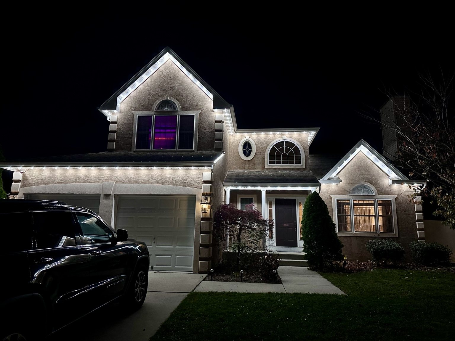 Govee Pro permanent outdoor lighting installation in Egg Harbor Township NJ
